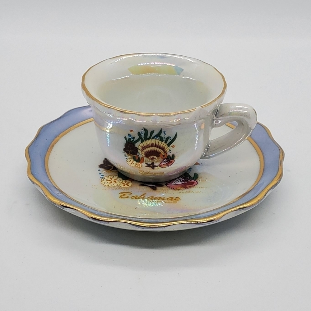 Bahamas Porcelain Mini Tea Cup & saucer